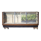 Store window counter, art deco showcase counter, collection showcase, interior decoration