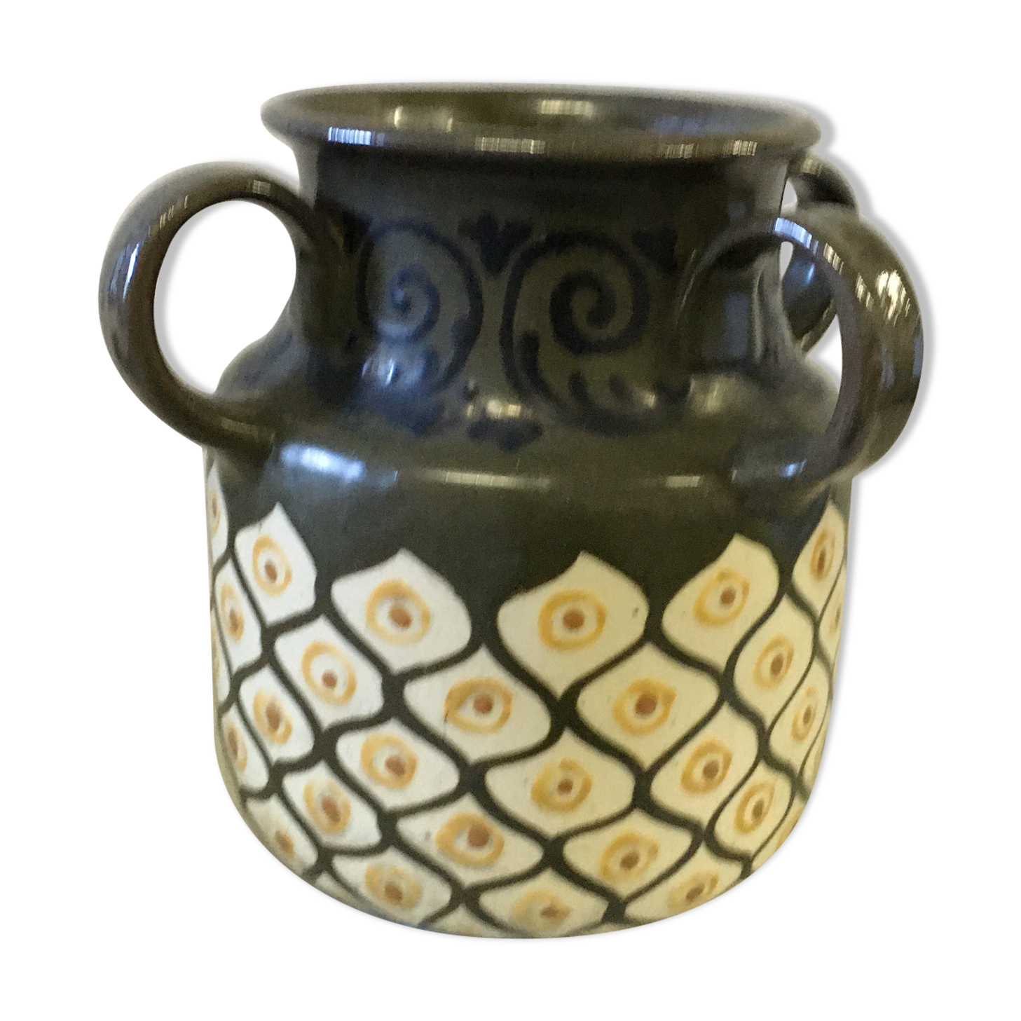 Vase Léon Elchinger Soufflenheim Alsace