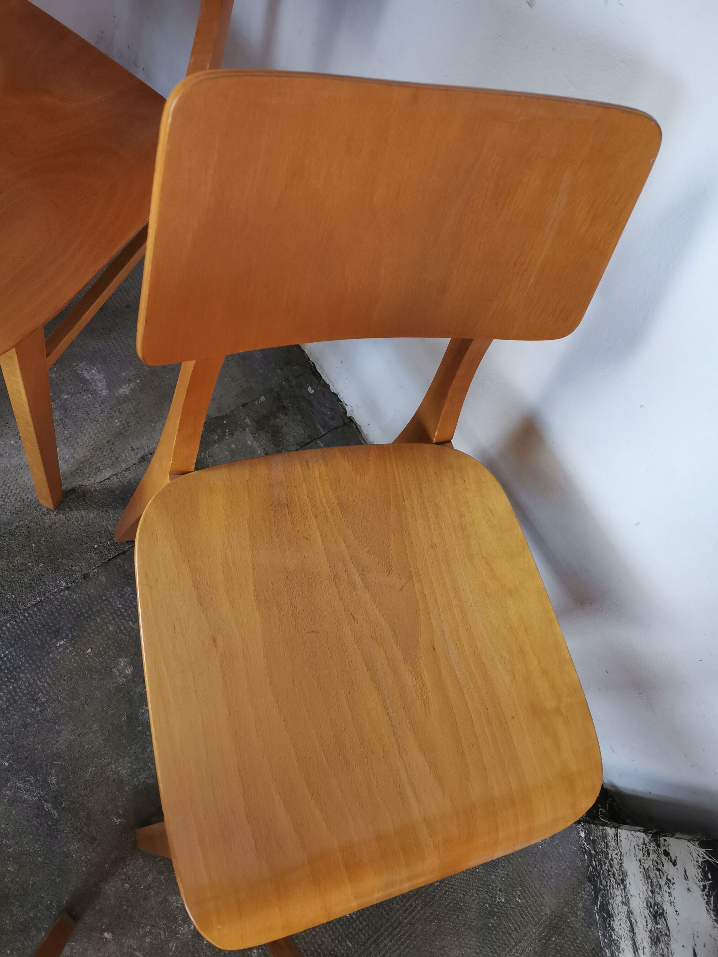 Set of 6 chairs from the 60s