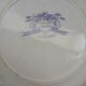 3 antique flat plates in ironstone