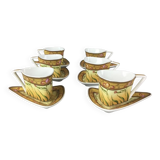 So -frensh service 6 tasses à café