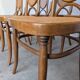 Set of 6 Mid-century Bentwood Cane Dining Chair, Thonet Style, 1970s Yugosl