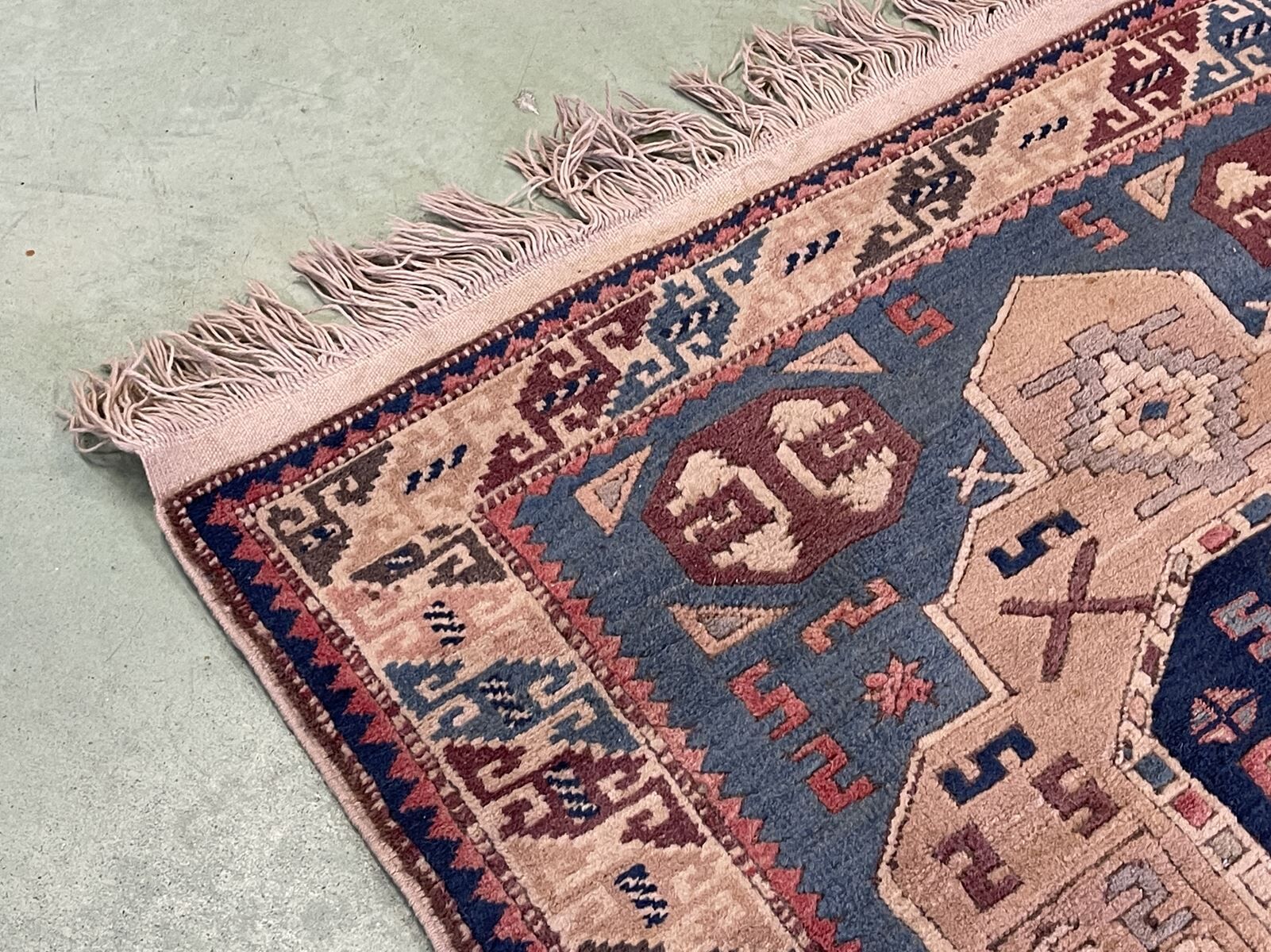 Handmade wool oriental carpet - 1m92x1m03
