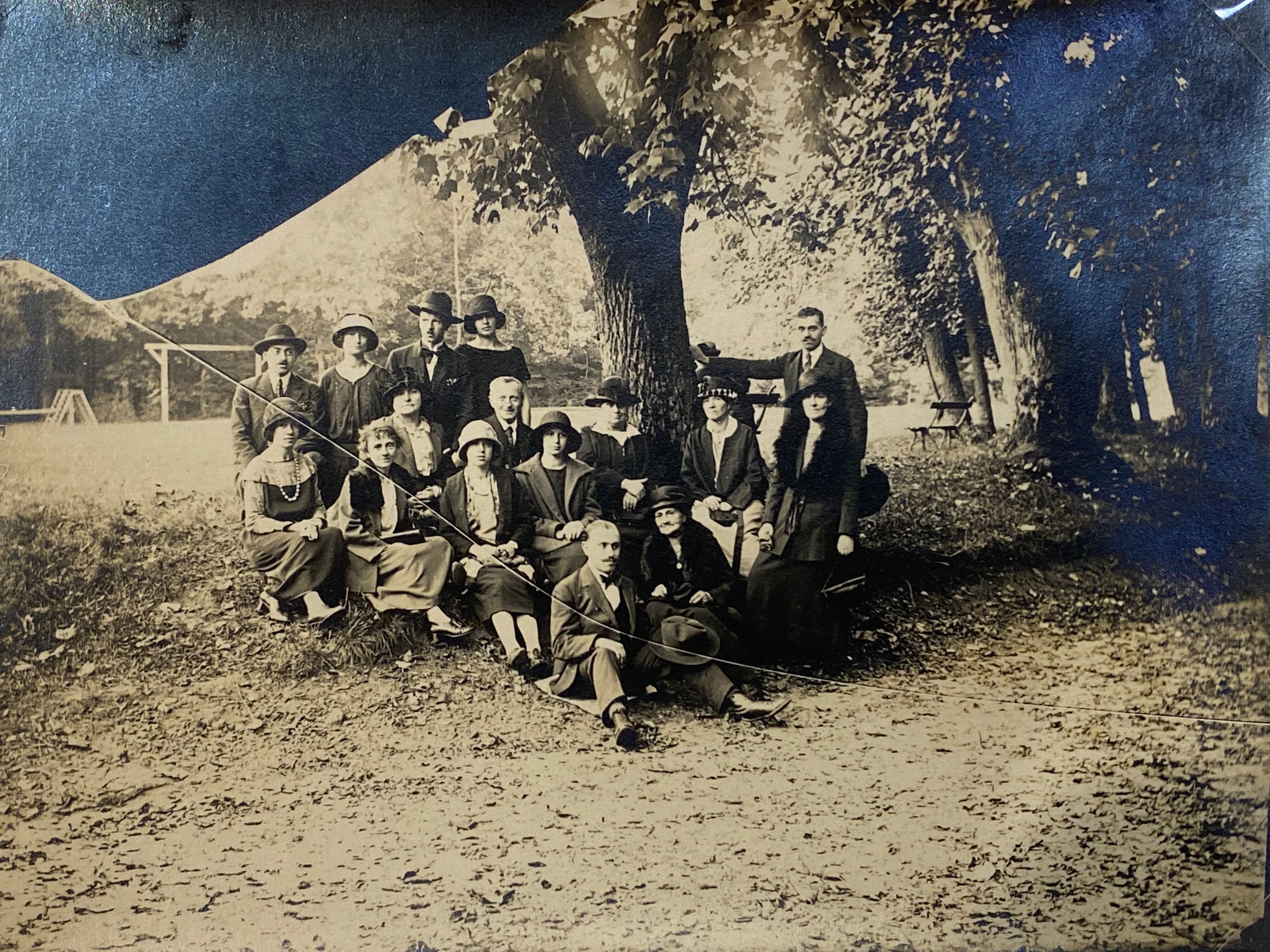 Original silver print - France - Fête d'Epinal - Circa 1924 - Vintage silver print