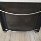 Black leather armchair Matteo Grassi