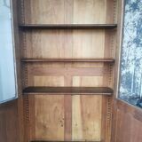 Display cabinet, oak bookcase from the 20s