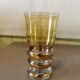Suite de 4 verres vintage pied doré