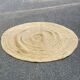 Tapis de jute scandinave rond naturel 162cm