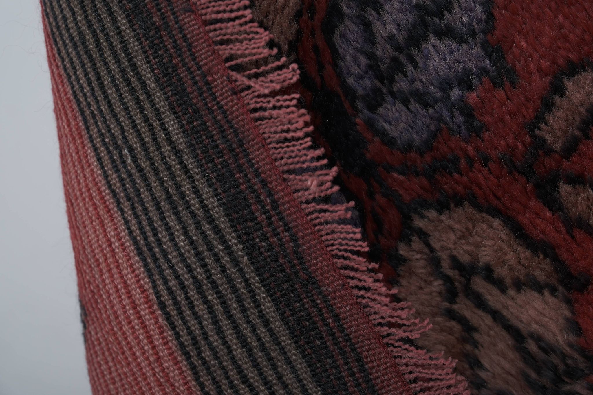 Tapis vintage turc de oushak tissé à la main 108x163 cm