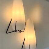 Pair of Scandinavian wall lamps from Louis Kalff for Philips, 1960s