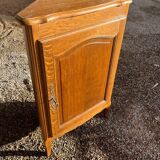 Vintage oak corner unit