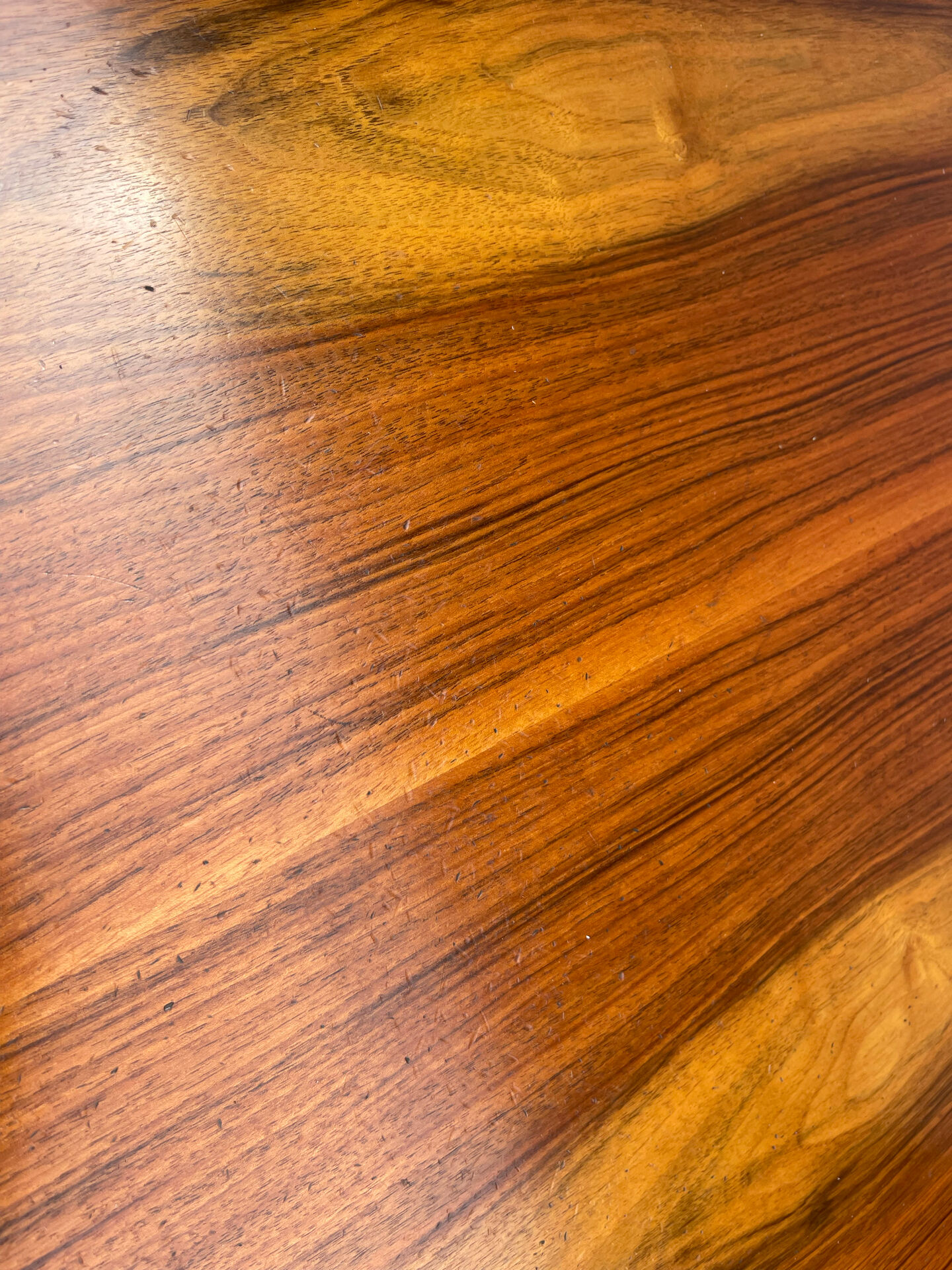 Oval table Baumann, two extensions, rosewood top.