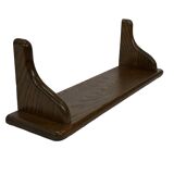 Vintage wall rack book shelf 1970s wood minimalist design