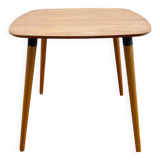 Scandinavian dining table, teak veneer