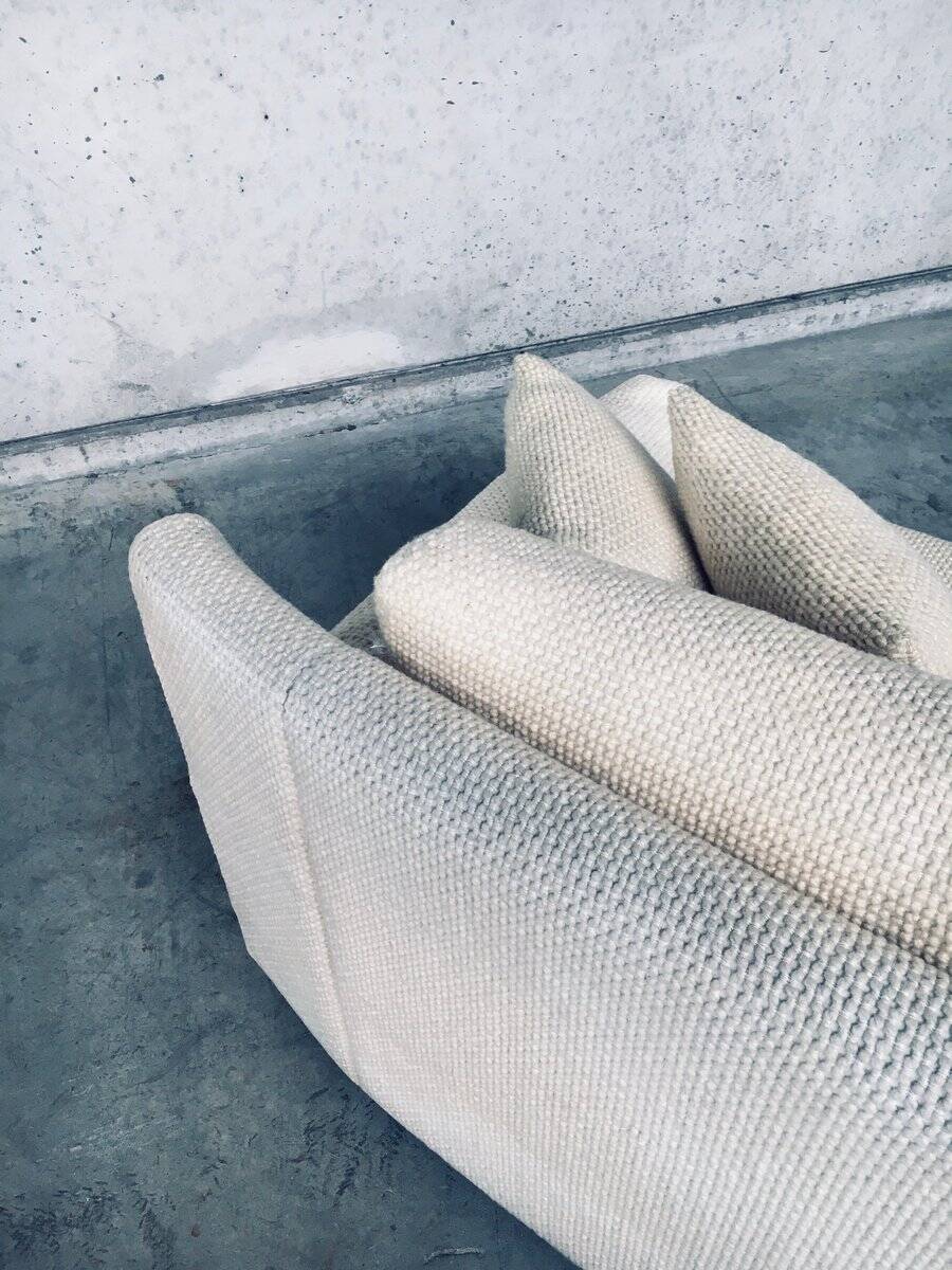 Mid-Century Modern Design Boucle Wool 3-Seater Sofa, 1960s