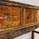table console en bois ancien