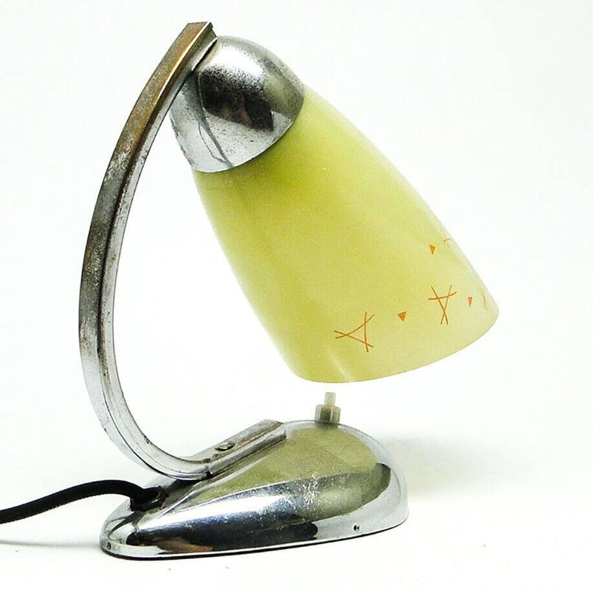 Bedside table lamp by J. Hurka for Napako, former Czechoslovakia, 1960s