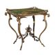 Table basse ancienne Middle Victorian en bronze et papier mâché, Angleterre, XIX Century