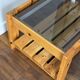 1970s pine coffee table