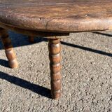 Small coffee table in turned wood