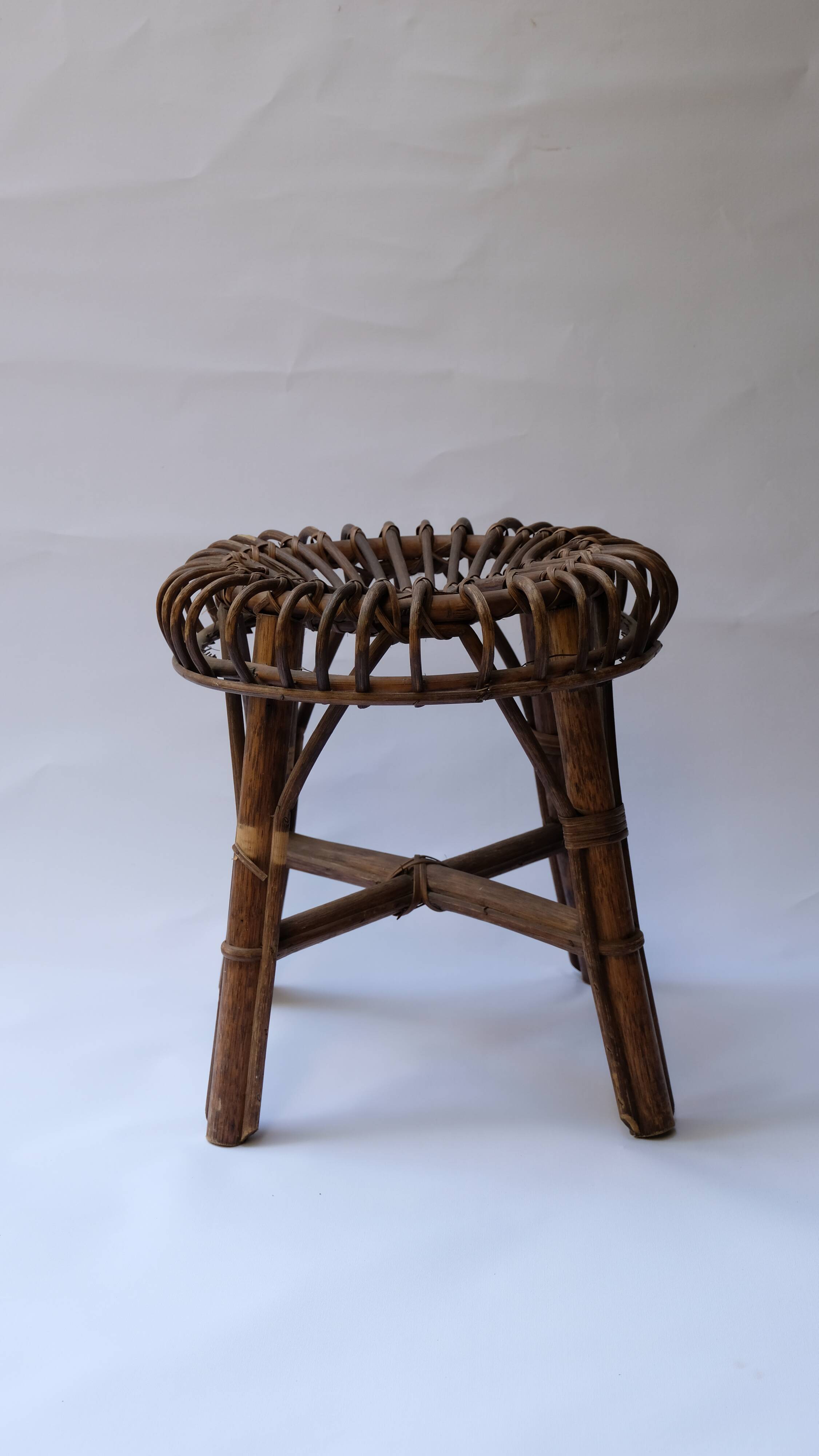 Rattan stool