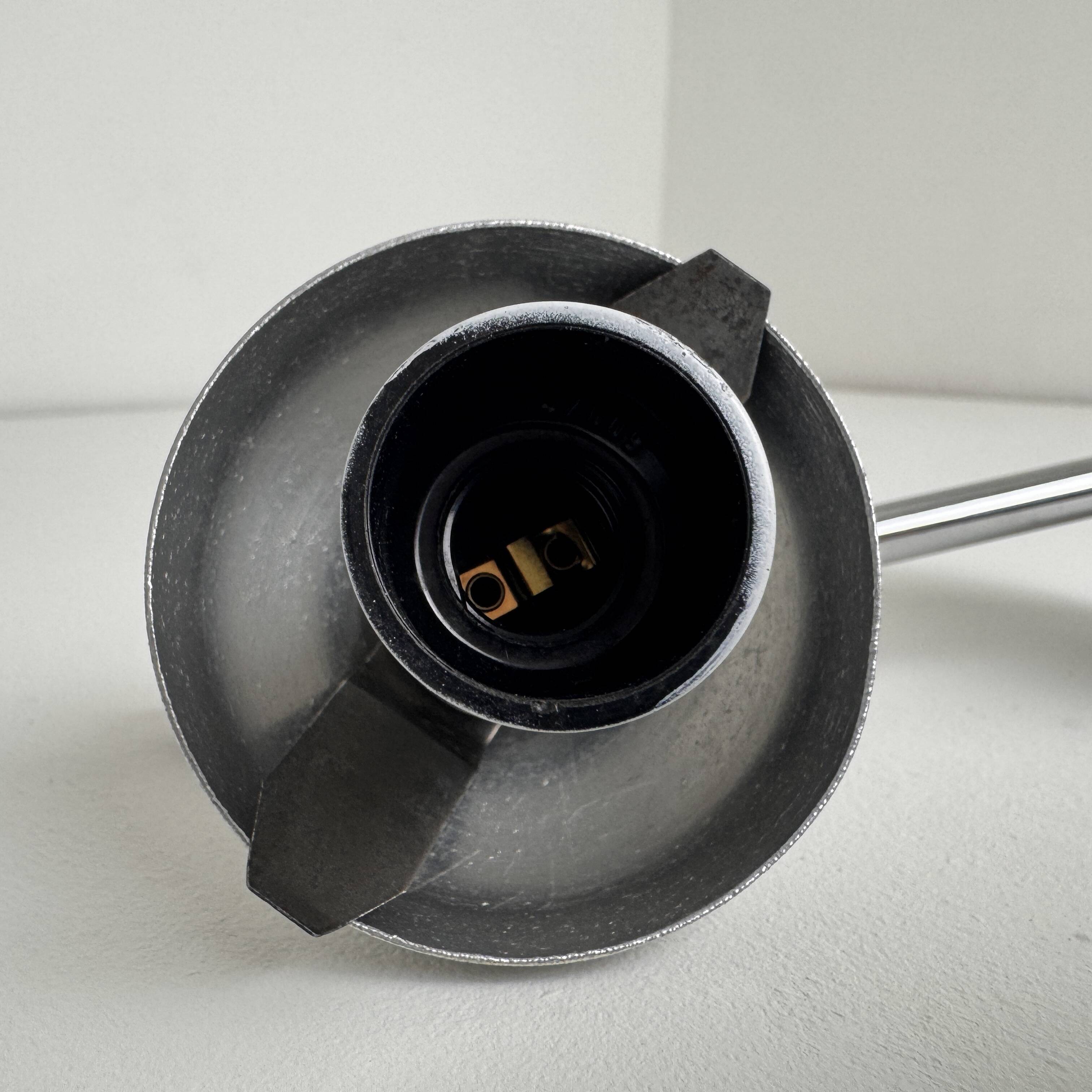 Vintage metal and opaline wall light