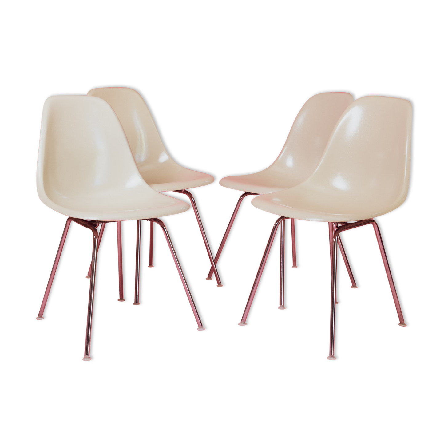 4 Herman Miller DSX chairs by Charles & Ray Eames 1970