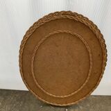 Wicker mirror