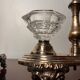 Deux salières doubles cristal de Baccarat