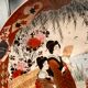 Ancient Japanese porcelain plate – Meiji period, 19th century