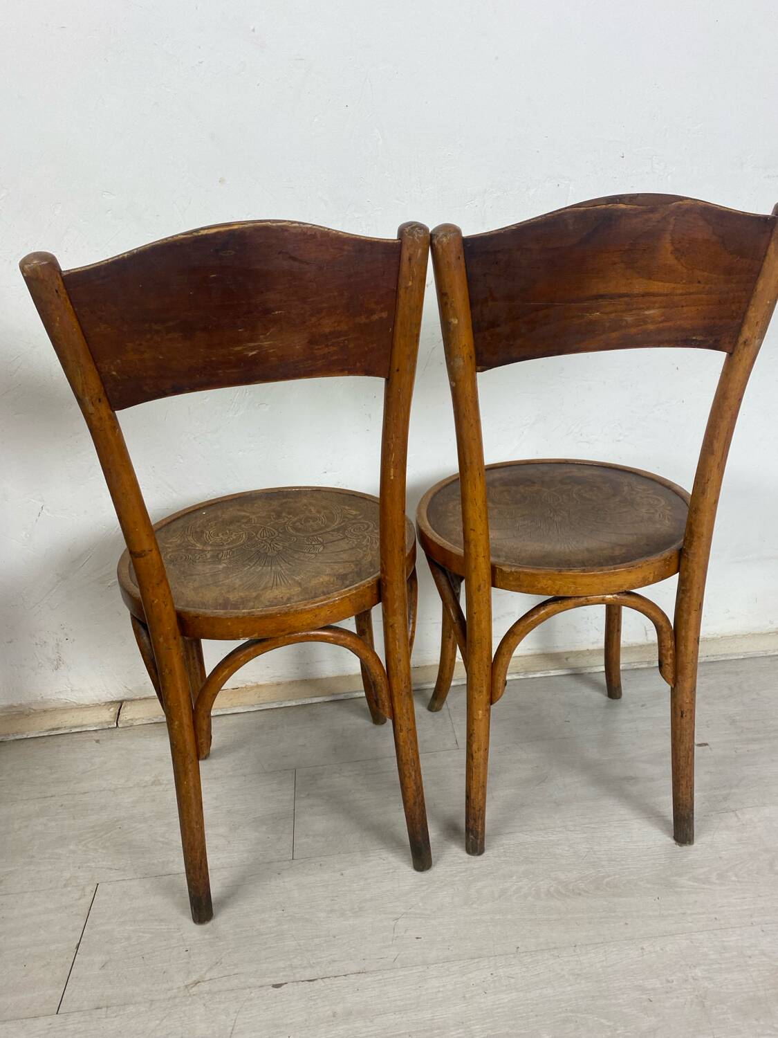 Bistro chair pair