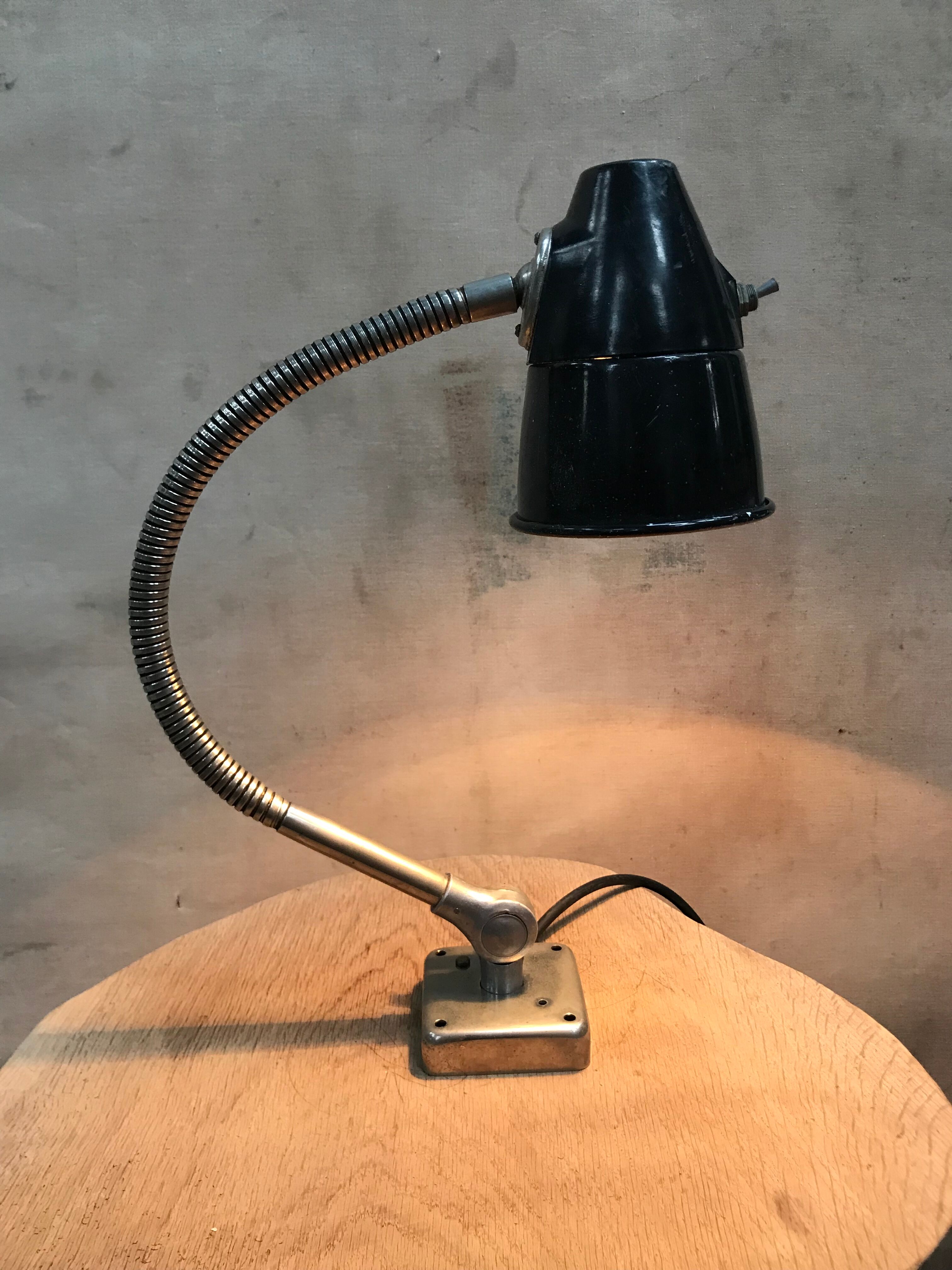 Vintage Russian workshop or desk lamp