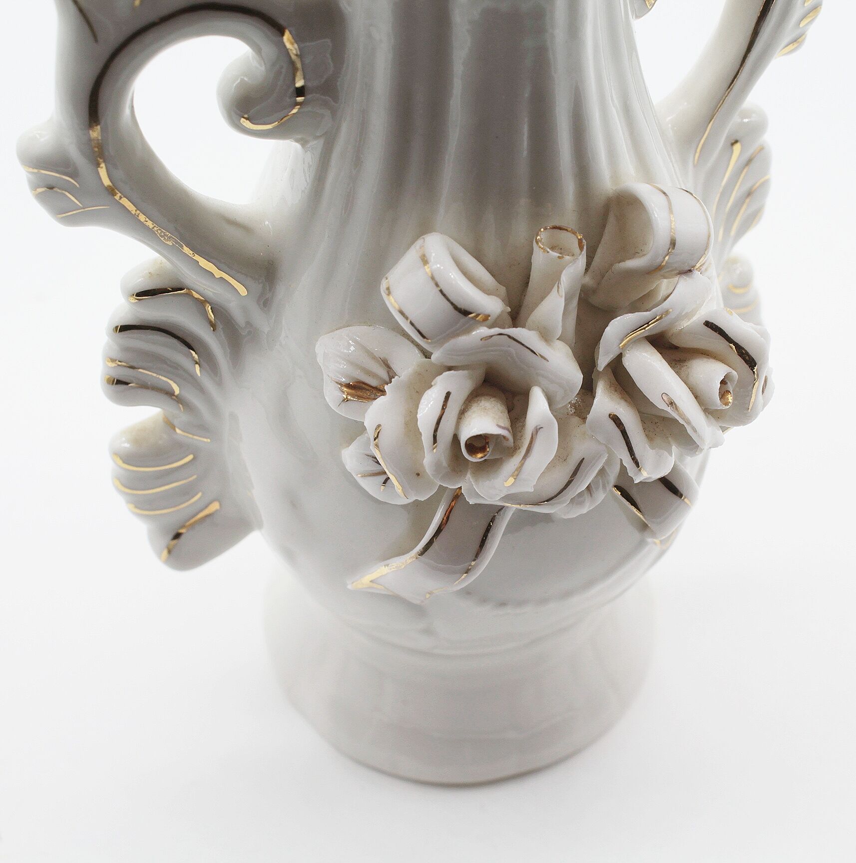 Ceramic vase flowers