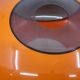luigi colani plexiglass orange ufo space age pendant chandelier, 1970