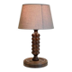 Geometric Wood Lamp in the style of Charles DUDOUYT Vintage