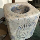 Vase en terre cuite émaillée 1950