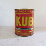 Round box in painted sheet metal KUB