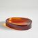 Vide-poche concave en verre massif des années 1960