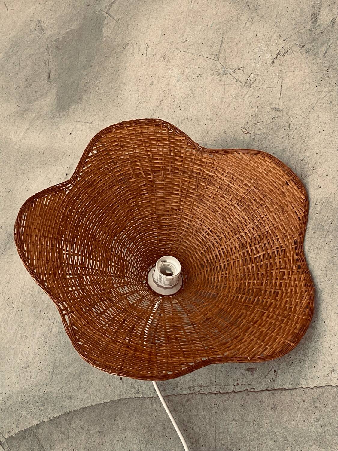 Rattan pendant light