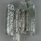 Wall lamp Wall Sconce Fischer Leuchten Germany Ice Glas Design
