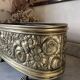 Old repoussé brass planter