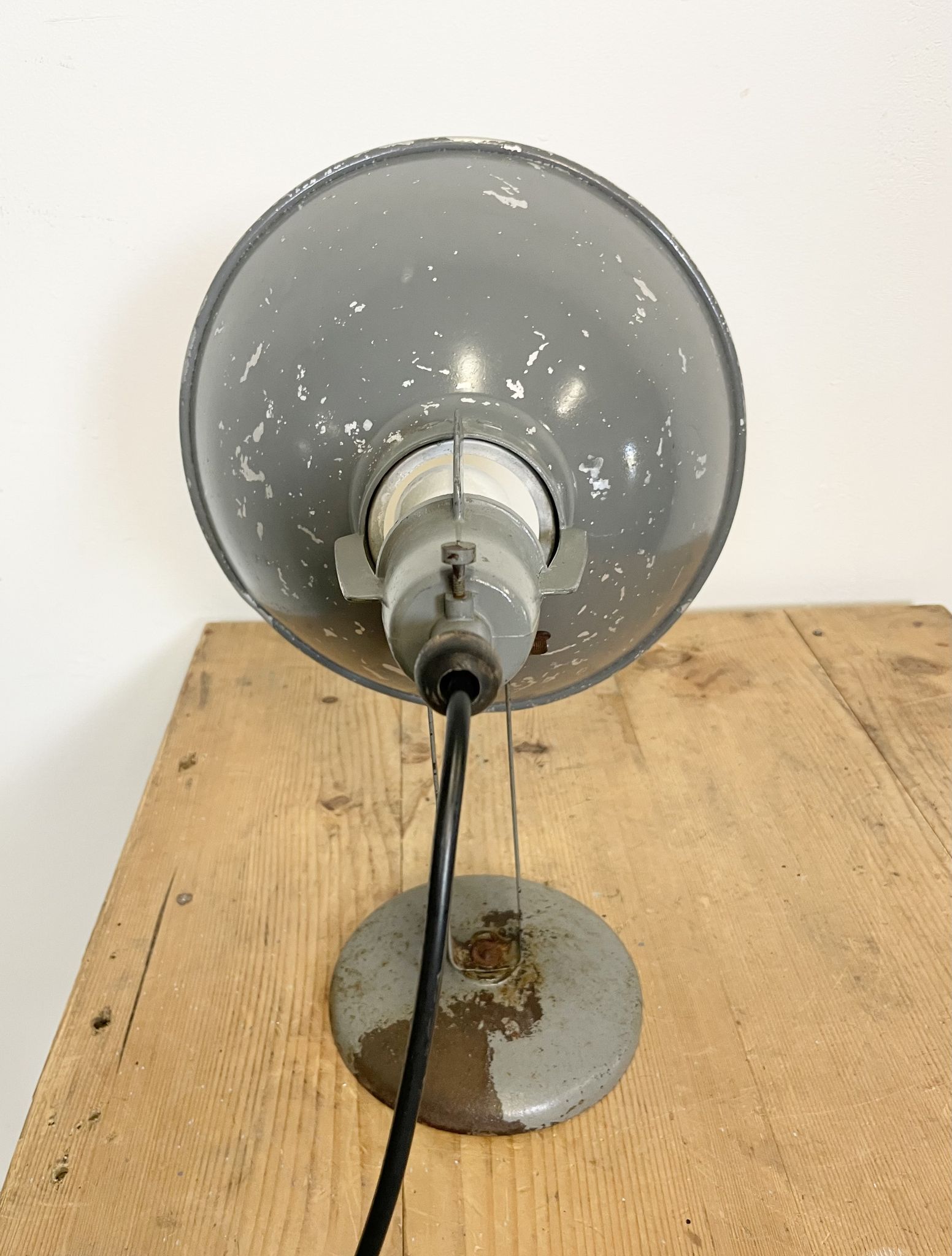 Lampe de table industrielle de bag turgi, années 1950