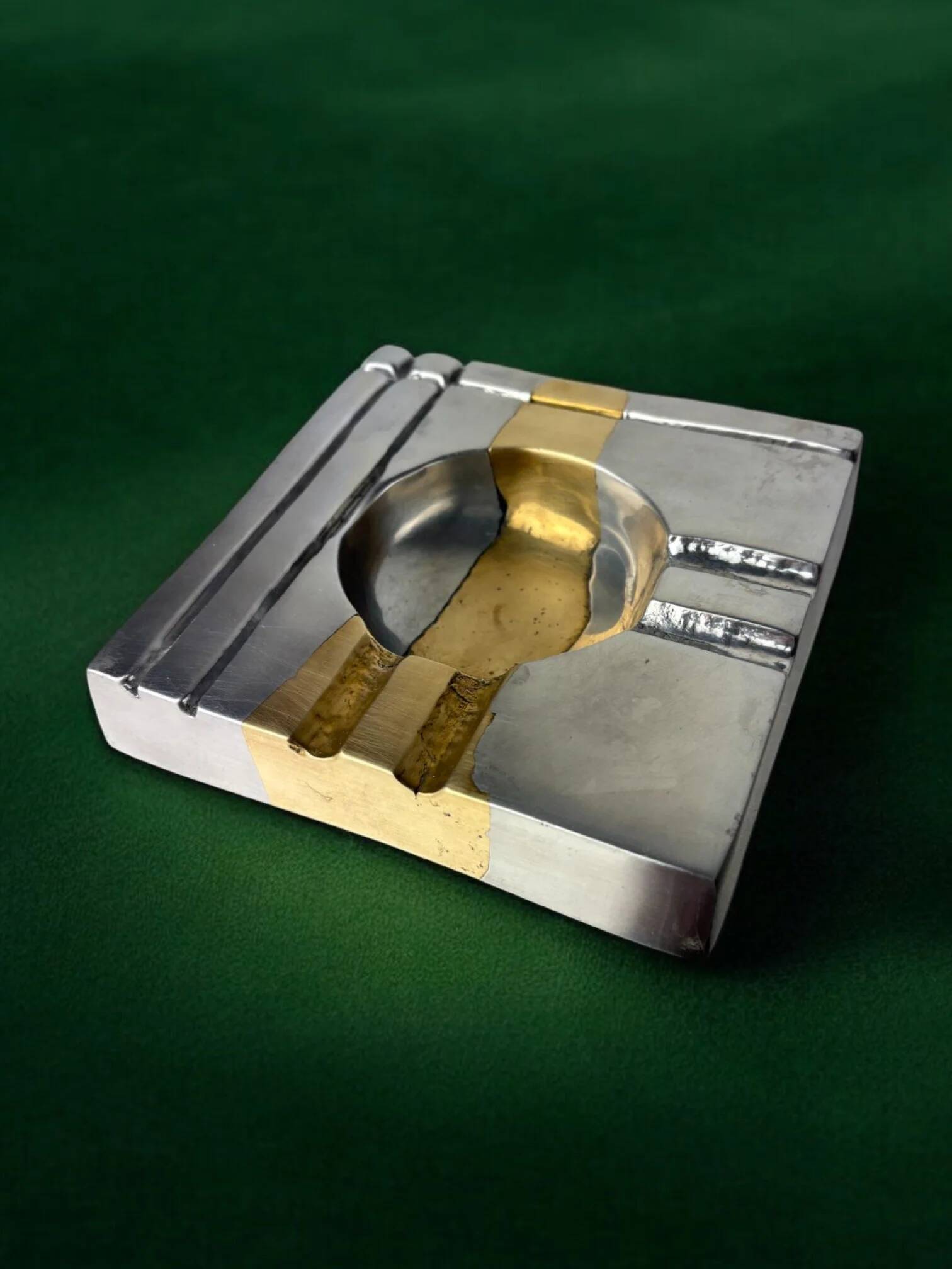 Brutalist ashtray by Art3, Spain, 1970s