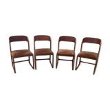 4 Baumann sled chairs