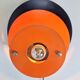 Mid-Century Metal Discus Wall Lamp attributed to Herda, 1960s