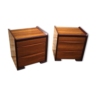 Pair of bedsides gautier vintage