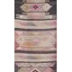 Vintage Turkish hallway rug 69x676 cm