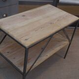 Petite table d’appoint industrielle 1970s