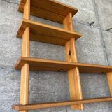 Modernist pine shelf bookcase Regain