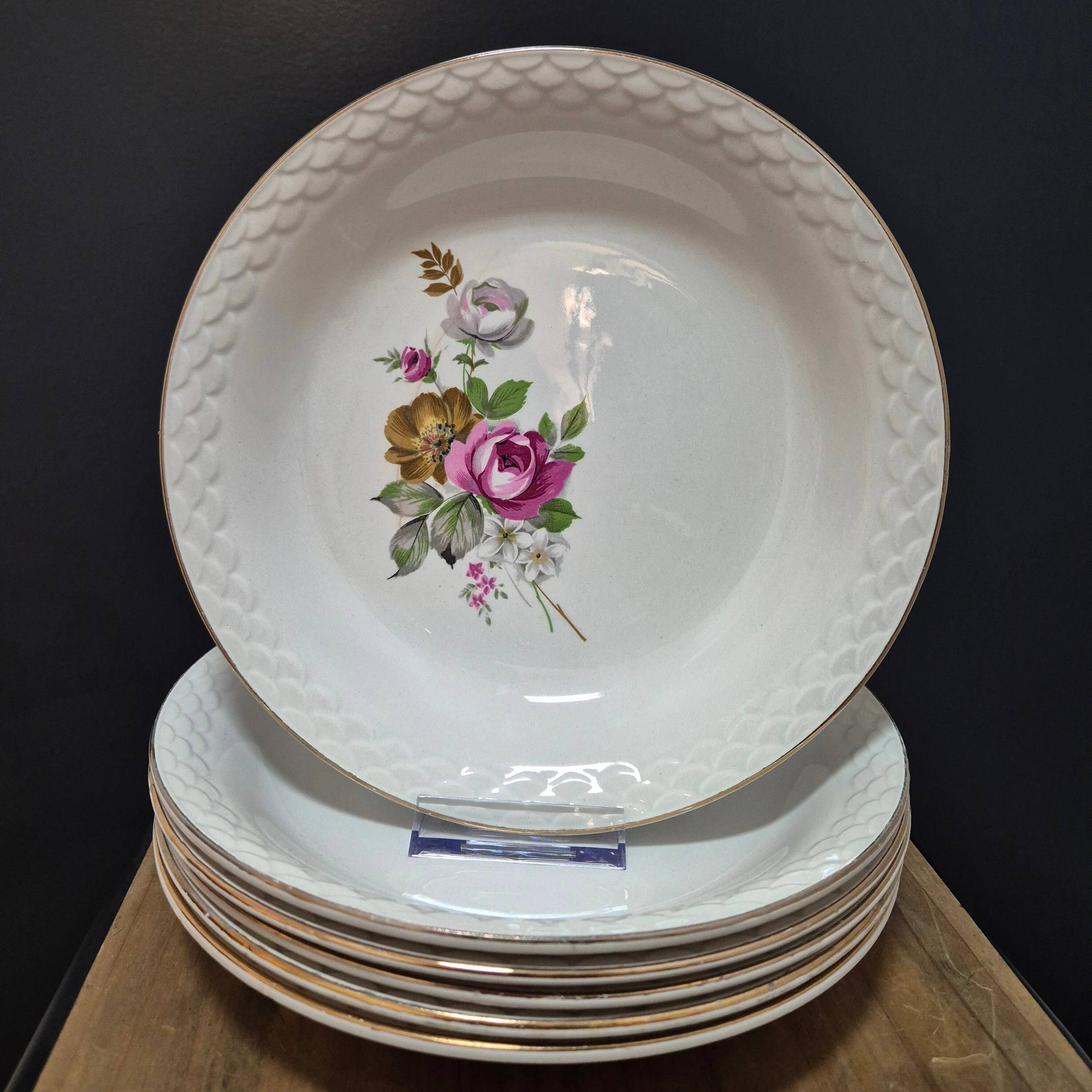 Deep plates "Digoin & Sarreguemines"